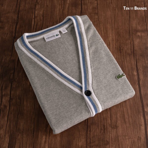 Lacoste Buttoned Pullover - Image 2