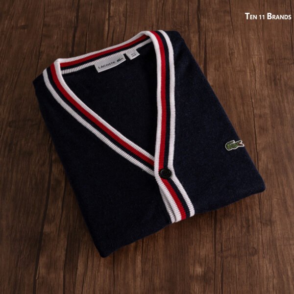 Lacoste Buttoned Pullover - Image 3