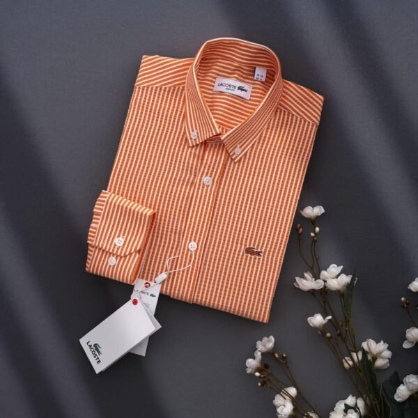 lacoste shirt striped - Image 2