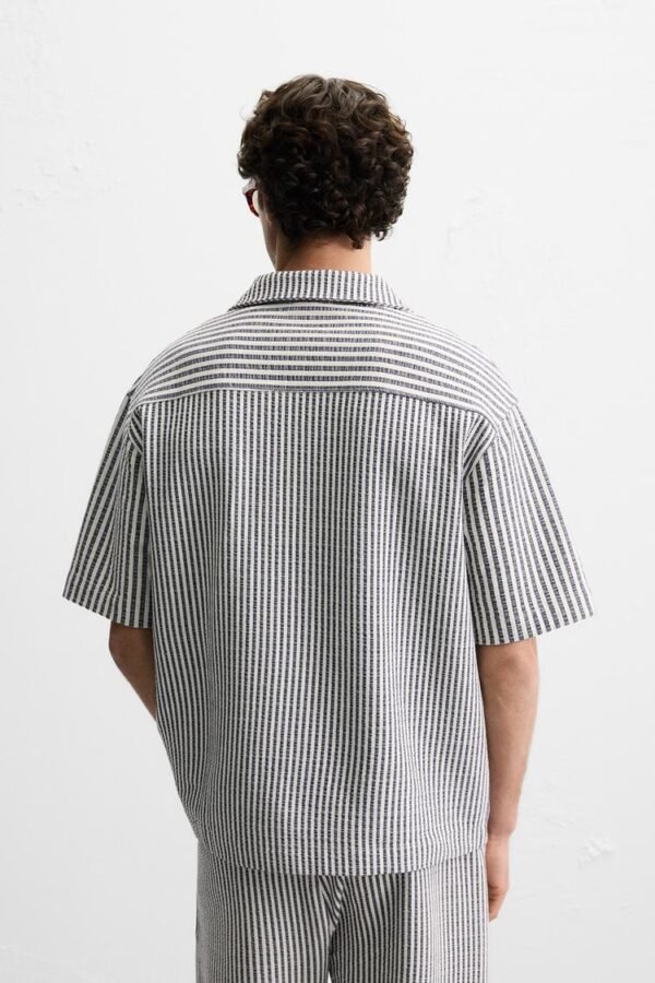 Chemise Zara Relaxed Fit Seersuc Ker - Image 2