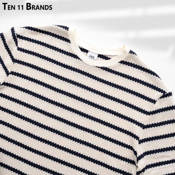 T-shirt Zara Striped Relaxed Fit - Image 2