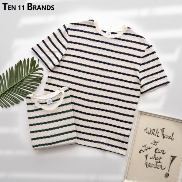 T-shirt Zara Striped Relaxed Fit